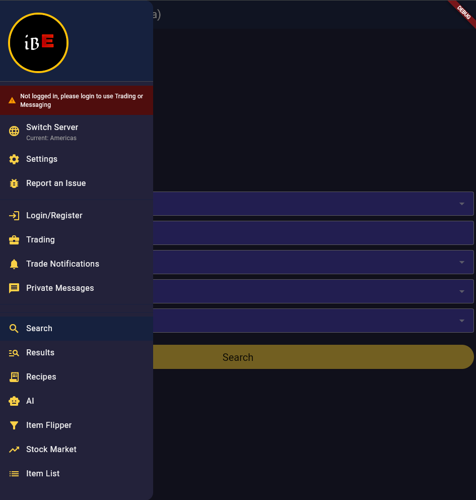 ILLBEON Main Menu