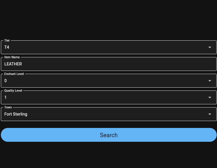 Search Screen